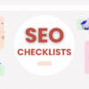 SEO checklist image with some ranking diagrams